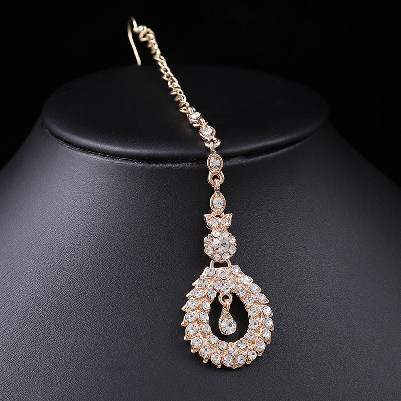 Women's High Profile Retro Luxury Crystal Banquet Formal Necklaces