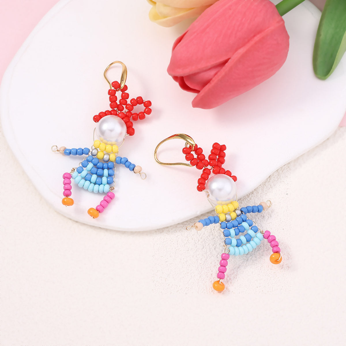 Beaded 3d Special Niche Funny Cute Ear Hook