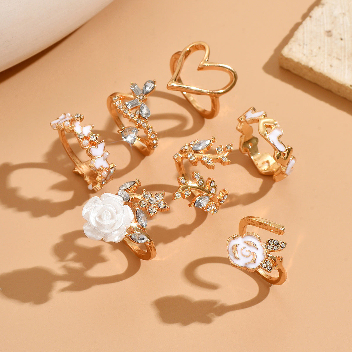 Women's Special Interest Light Luxury High-grade Lovely Butterfly Ring