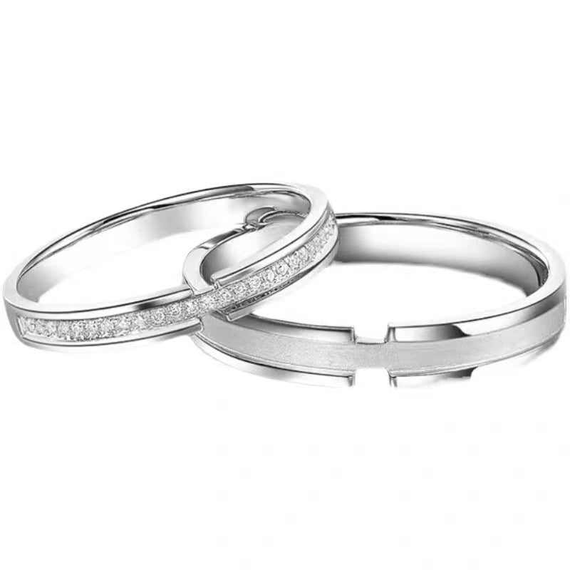 Women's Couple Confession Light Luxury Design Sense Rings
