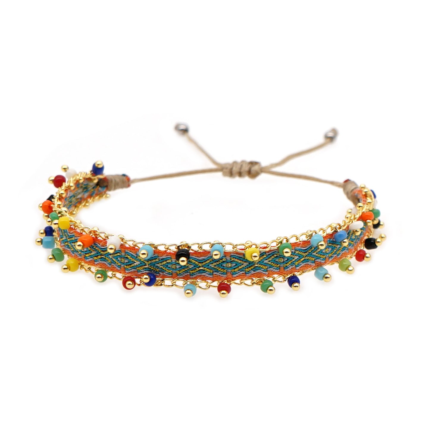 Nepal Retro Ethnic Hand-woven Ribbon Colored Bracelets