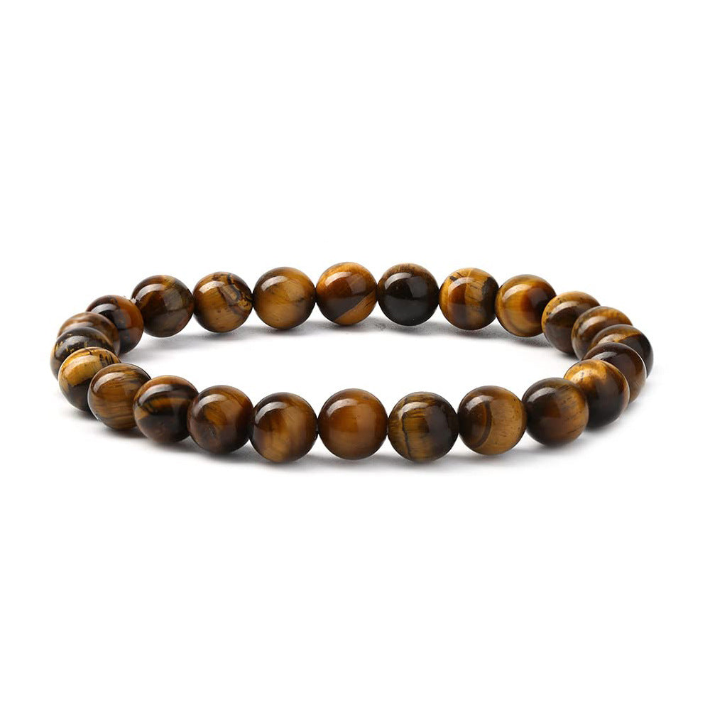 Women's & Men's Crystal Stone Beads Yoga Energy Agate Bracelet