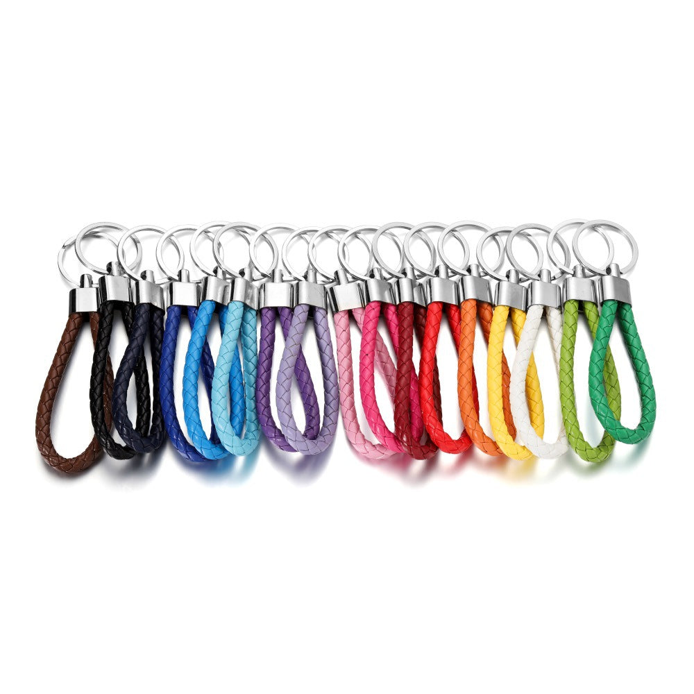 Color Creative Weaving Leather Rope Car Jewelry Accessories