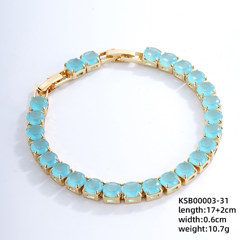 Women's Extended Buckle Ornament High Quality Color Bracelets