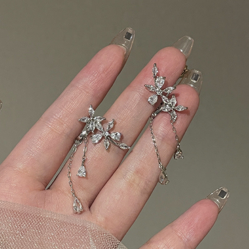 Female Super Fairy Mori Style Tassel Earrings