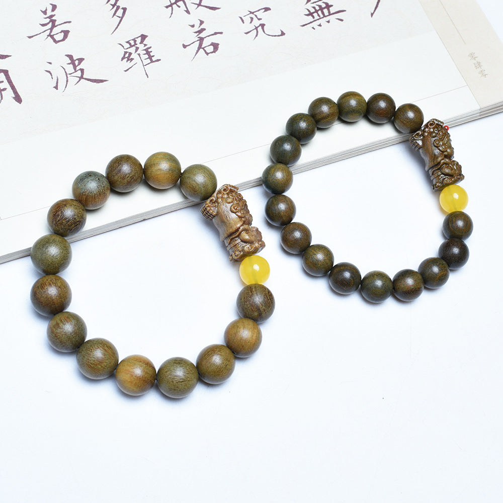Women's & Men's Guard Crafts Old Materials Vintage Buddha Bracelet