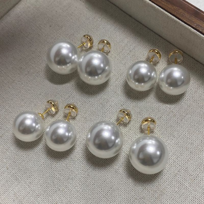 Temperamental Pearl Light Luxury Perfect Circle Rings