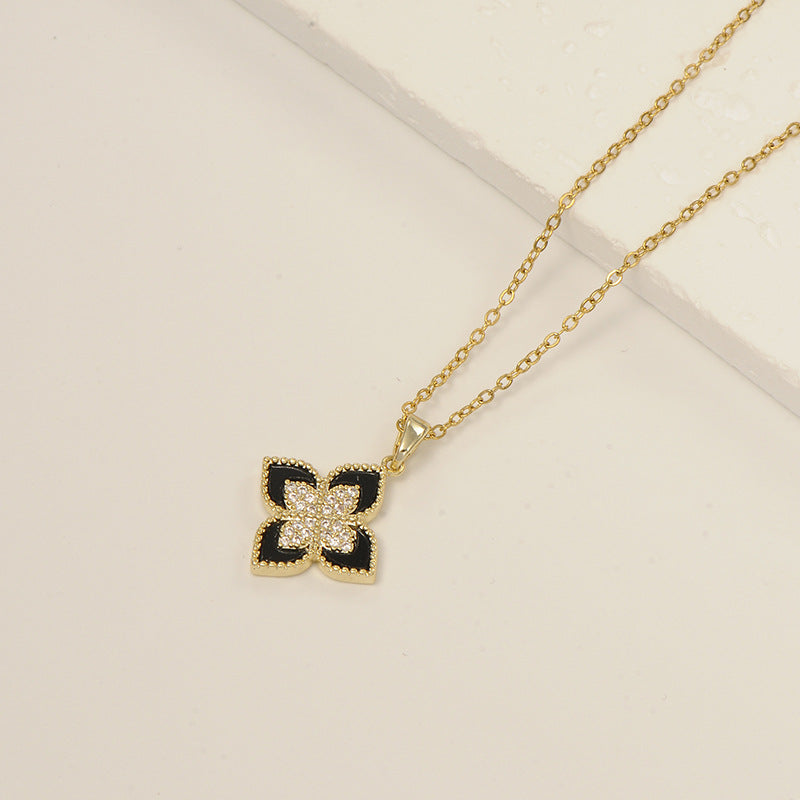 Korean Fairy Temperamental Simple Love Pearl Clavicle Necklace