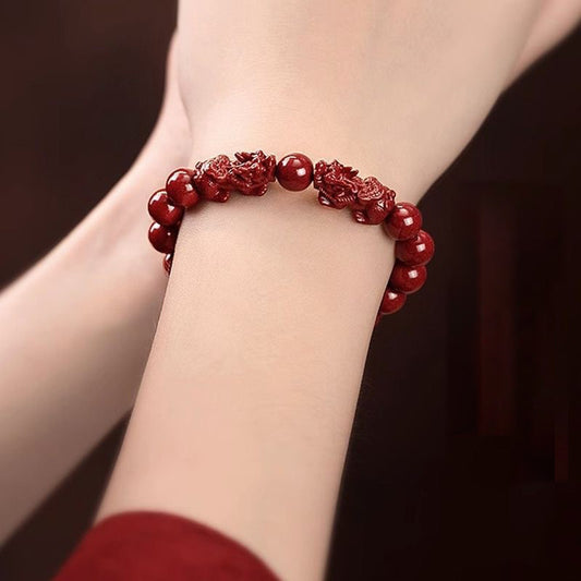 Women's & Men's Double Purple Gold Sand Original Life Ball Female Beaded Live Bracelet