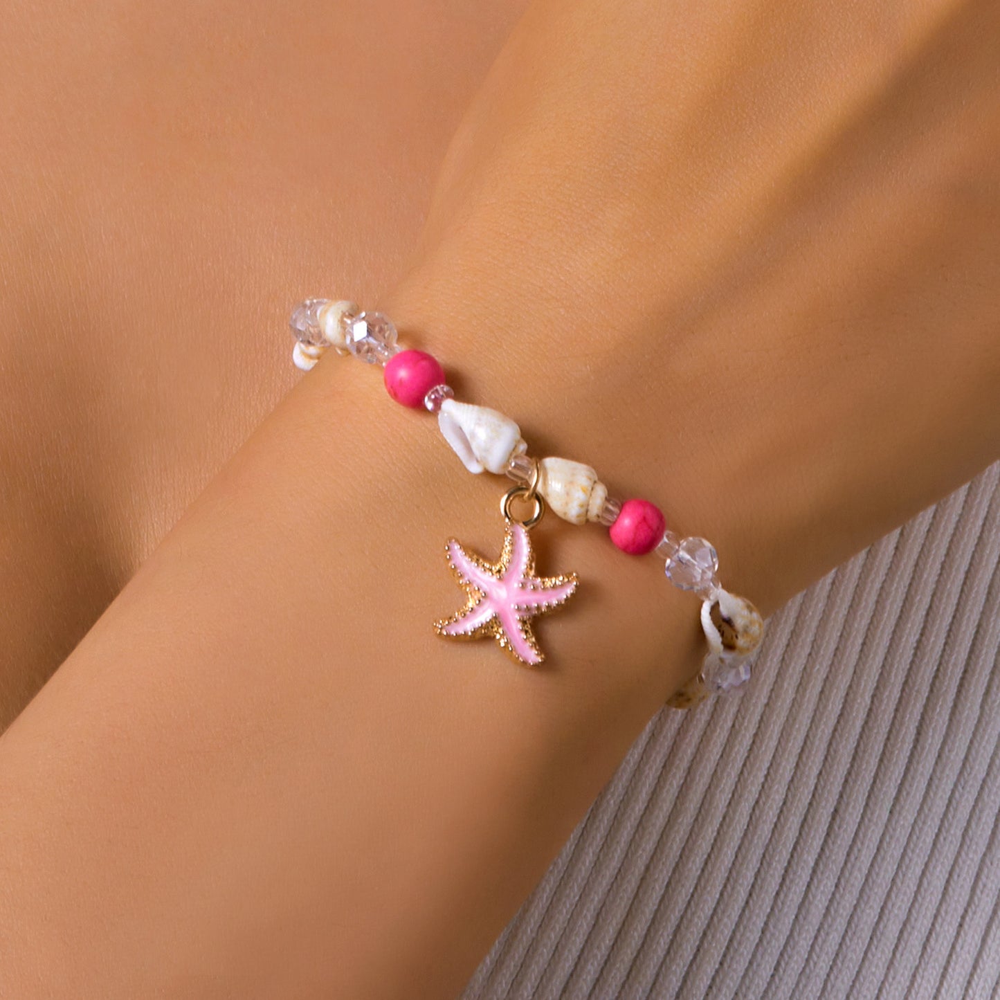 Beach Foot Ornaments Fashion Conch Bead Bracelets