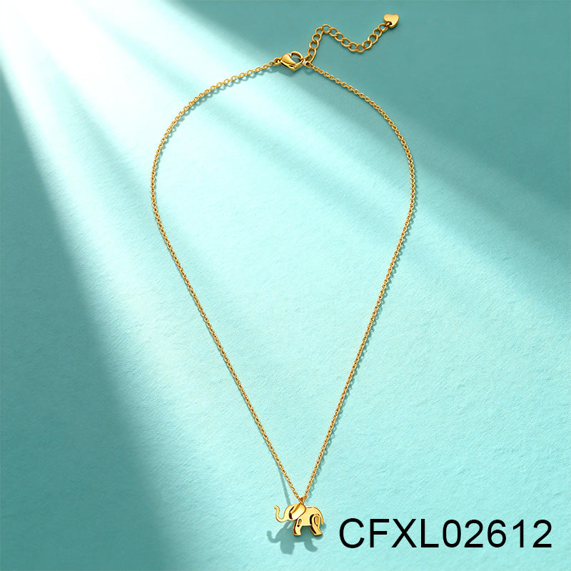 Women's Light Luxury High-grade Titanium Steel Simple Geometric Necklace
