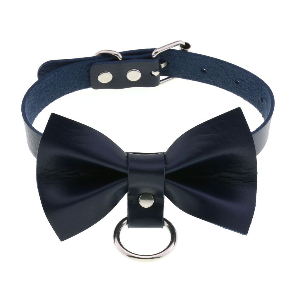 Punk Black Bowknot Neckband Graceful Fashionable Collar