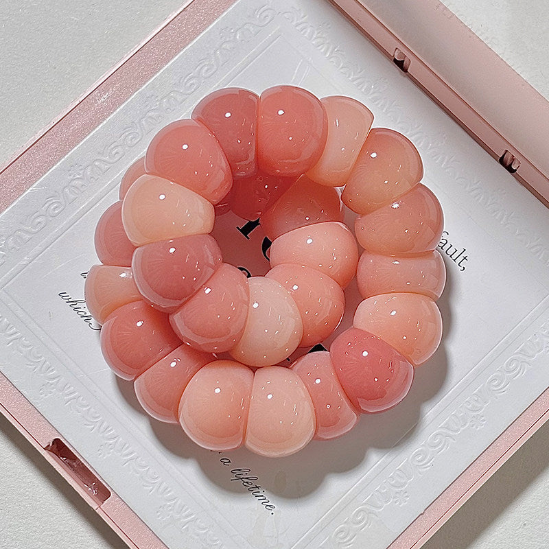 White Jade Bodhi Root Crafts Pork Intestine Bracelet