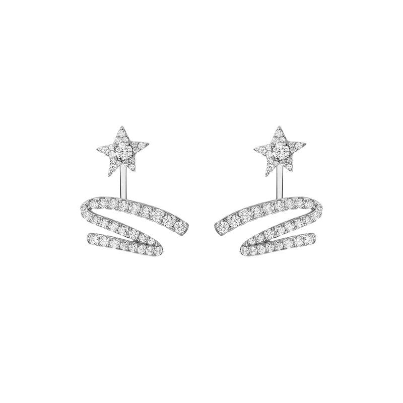Star Ribbon Light Luxury Female Birthday Rings