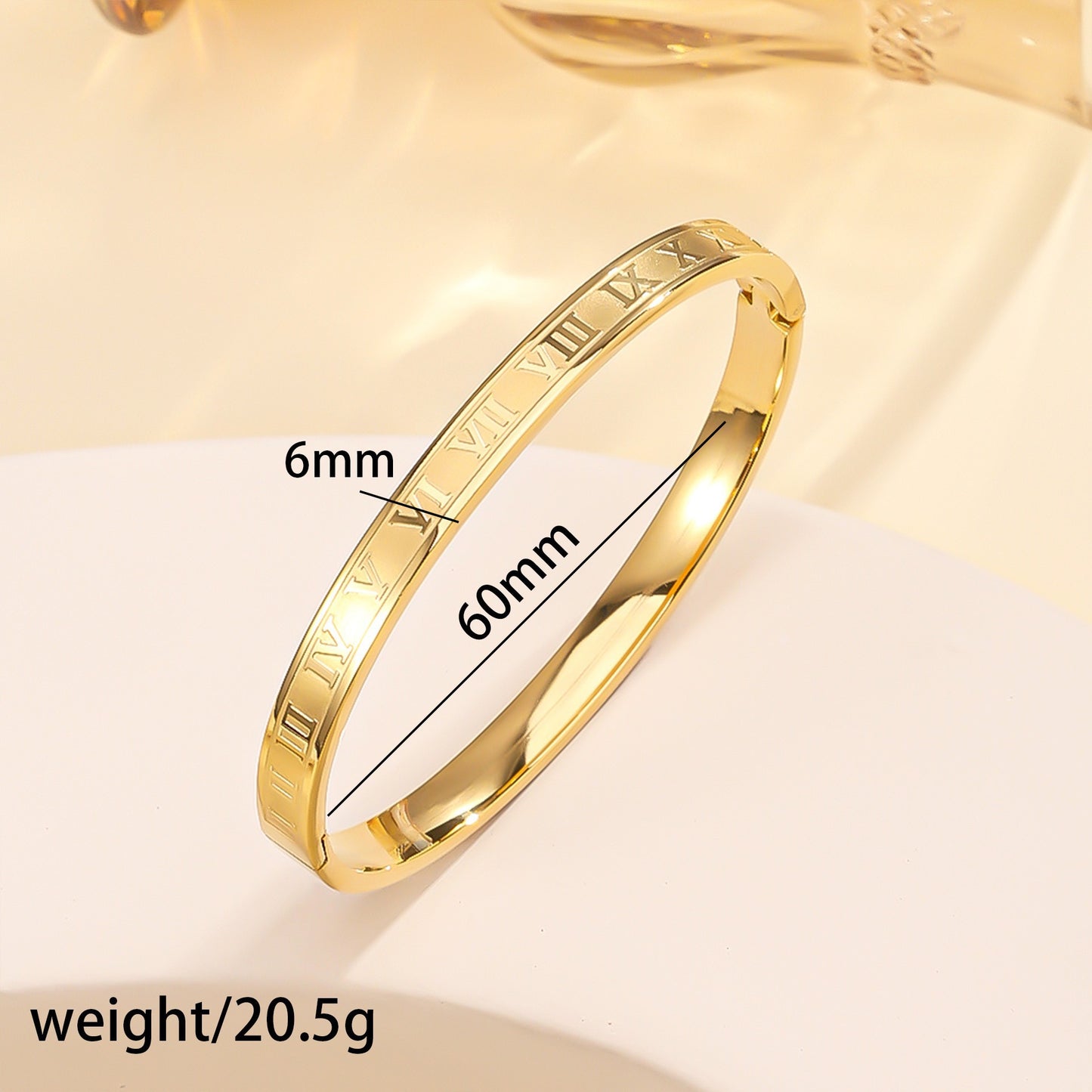 Titanium Steel Stainless Real Gold Furnace Bracelets
