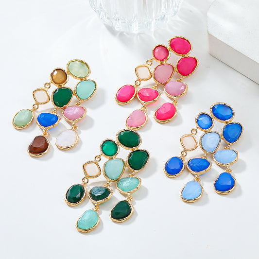 Fashion Colorful Bohemian Style Vintage Handmade Earrings