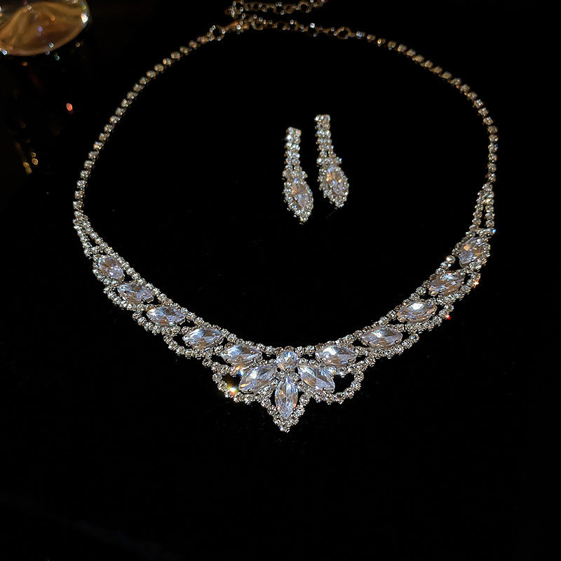 Women's Cold Style Geometric Tassel Light Luxury High-grade Sense Jewelry Set