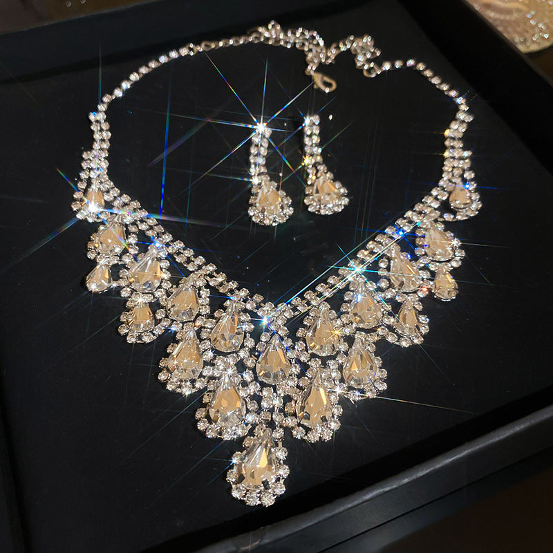 Women's Cold Style Geometric Tassel Light Luxury High-grade Sense Jewelry Set