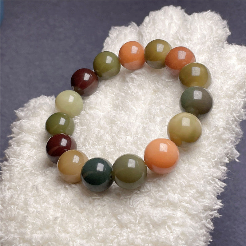 Mirror Perfect Circle Bodhi Tang Root Pliable Temperament Bracelets