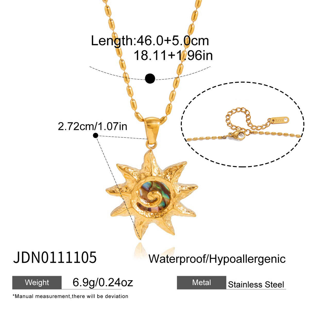 Shell Titanium Steel Female Summer Stainless Marine Necklaces