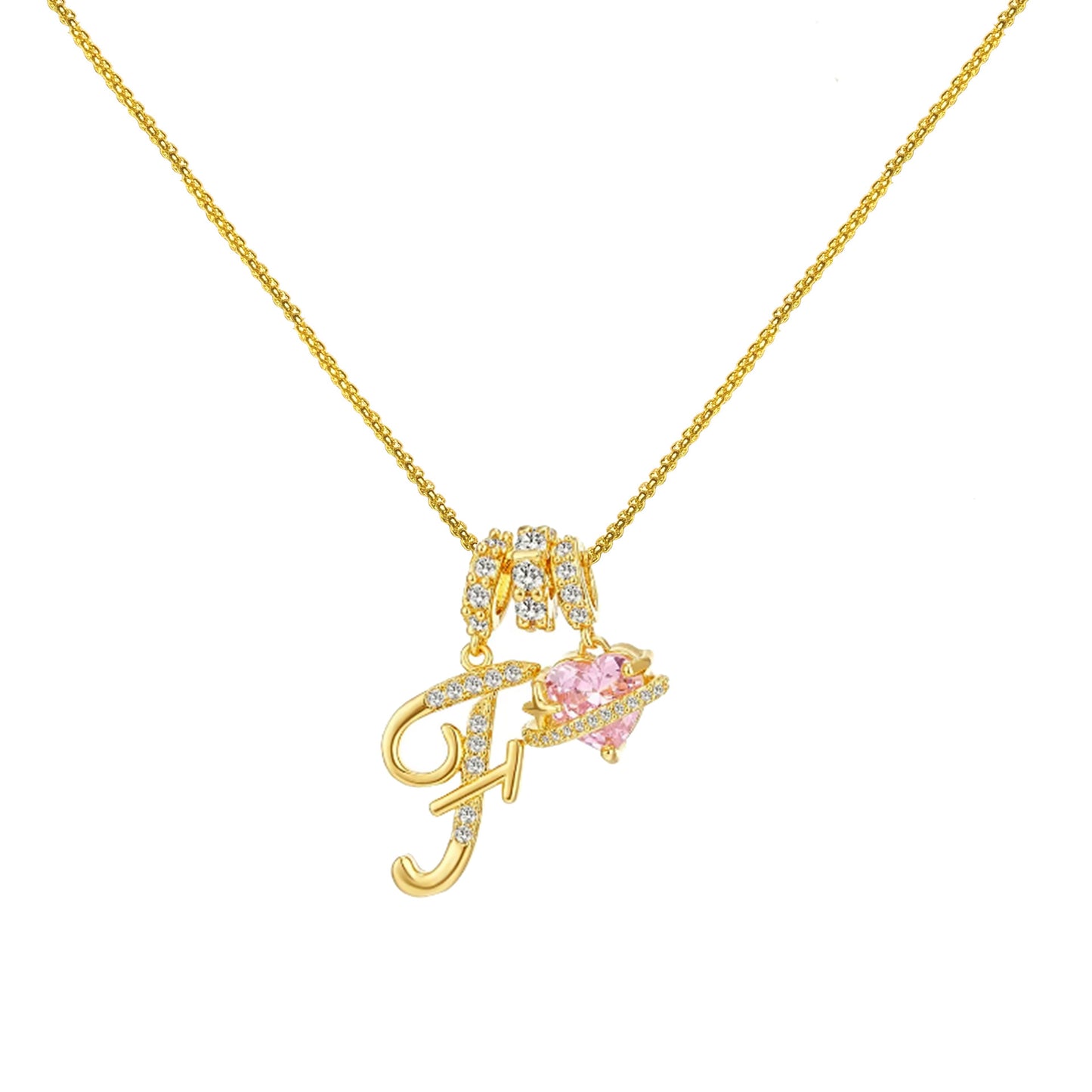 Dopamine English Letter Light Luxury Minority Necklaces