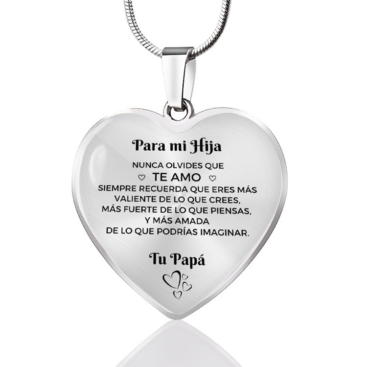 Pretty Spanish Epoxy Alloy Film Replaceable Necklaces
