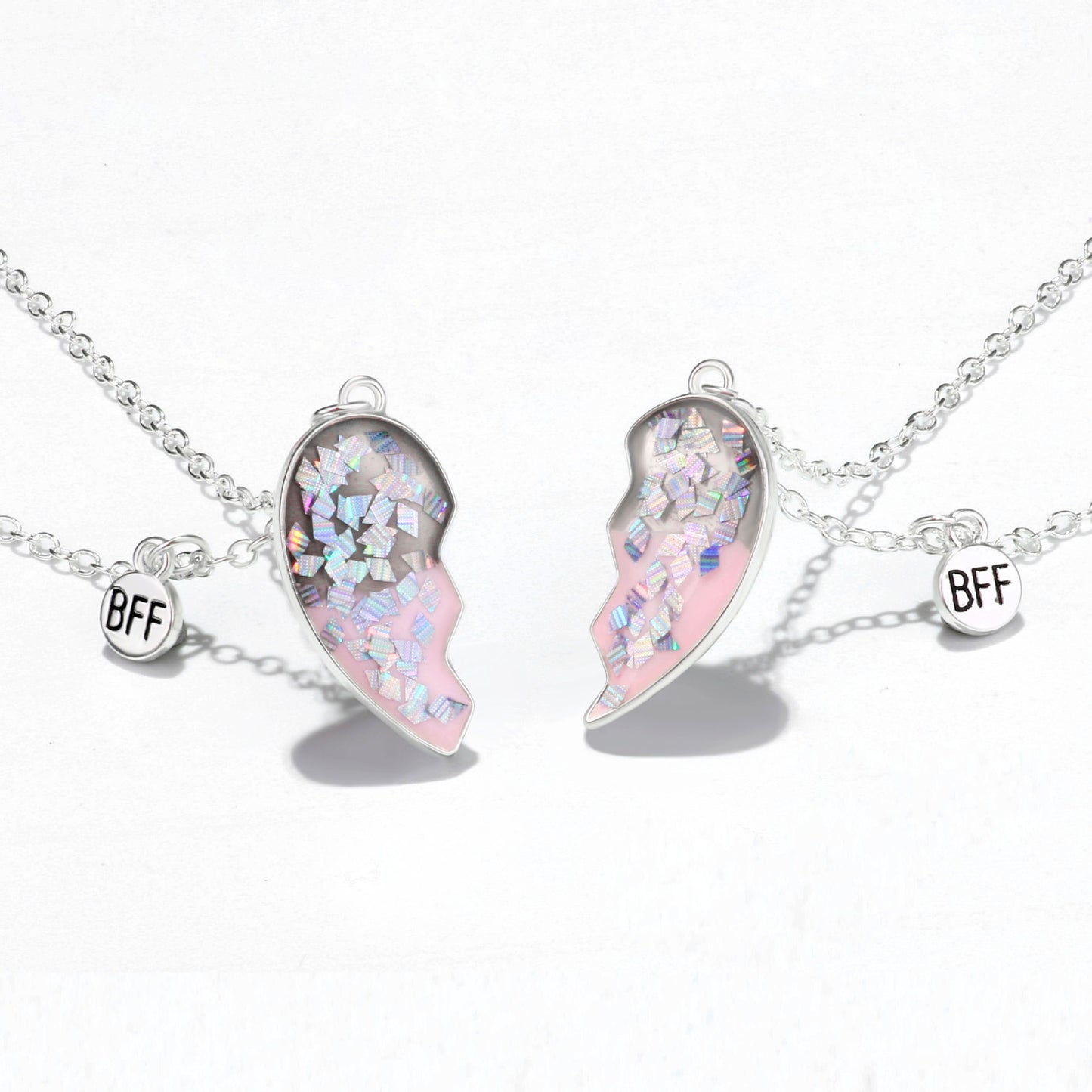 Children's Sequin Love Oil Dripping Good Friend Necklace