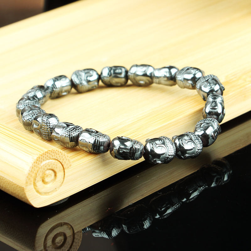 Slouchy Magnet Manual Hematite Energy Stone Necklaces