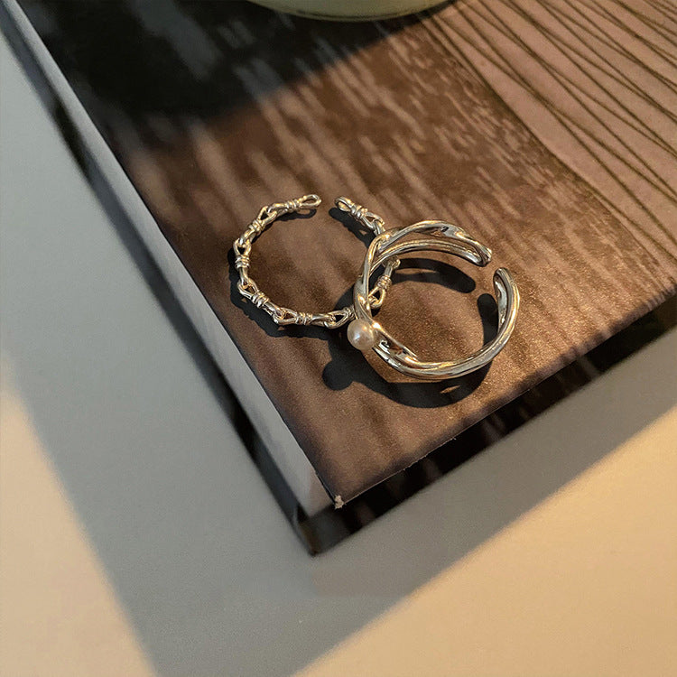 Pearl Cross For Affordable Luxury Fashion High Sense Design Rings