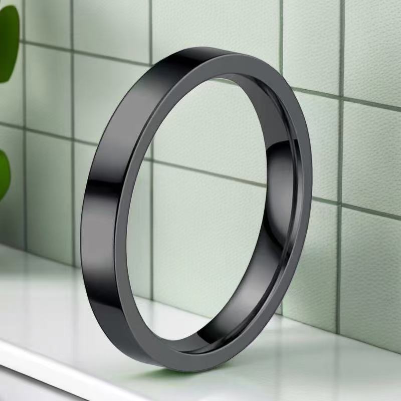 Men's Steel Personalized Trendy Cold Niche Glossy Rings