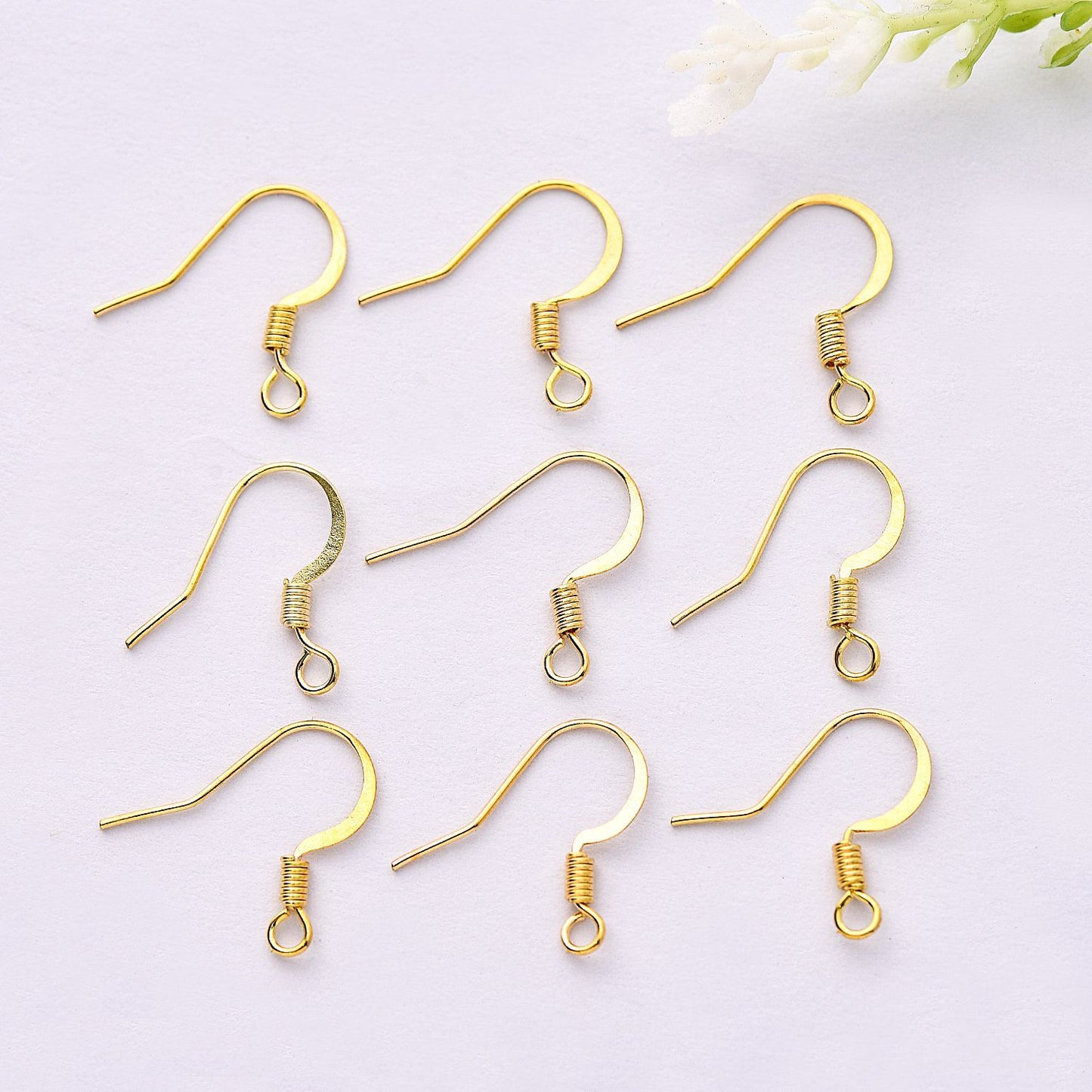 Casual Gold Plated Handmade Flat Materials Ear Hook