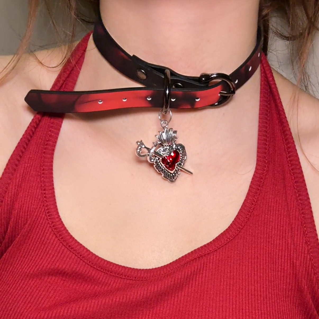Women's Warm Color Changing Leather Hot Senior Clavicle Collar