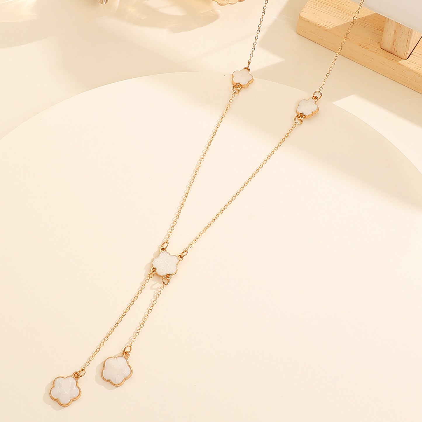 Lucky Flower Parthenocissus Grass Ear Female Jewelry Set