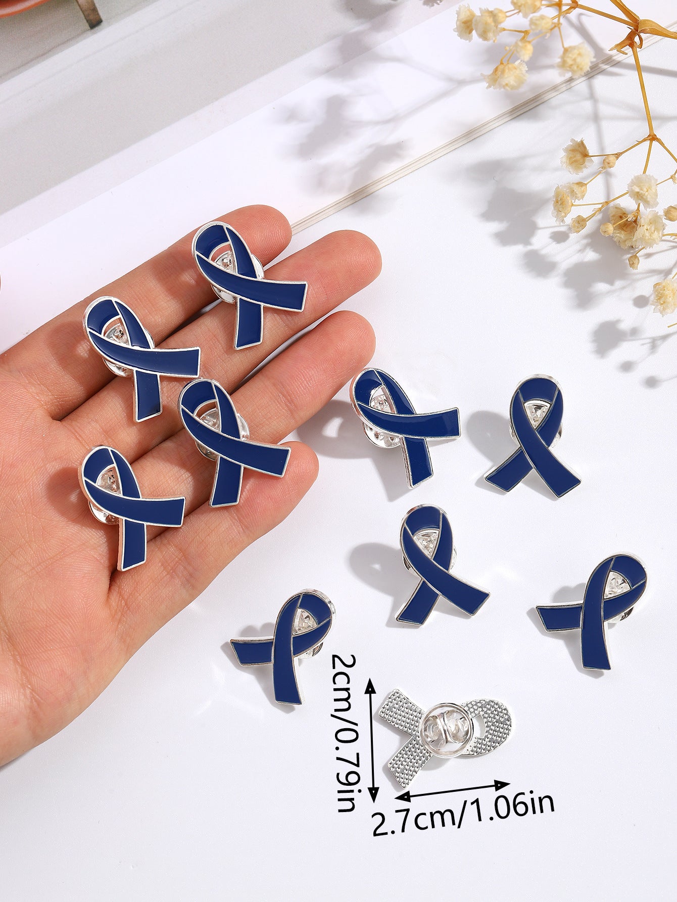 Activities Ribbon Brooch Marine Protection Concern Mental Brooches