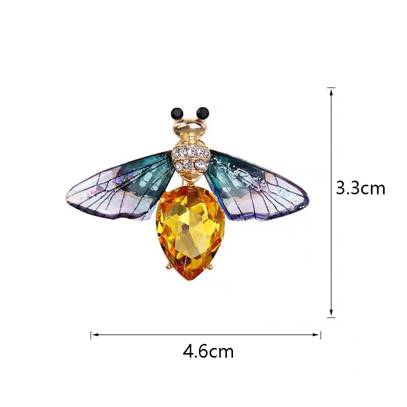 Butterfly Brooch High-grade Pin Exquisite Tassel Brooches