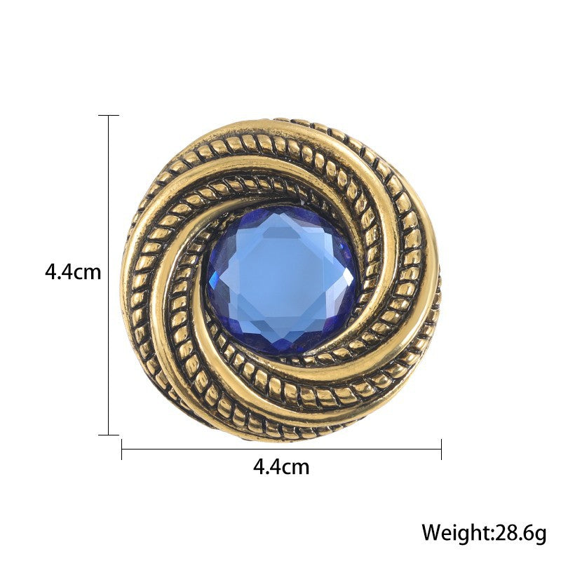 Women's & Men's Elegant Brooch Alloy Rhinestone Niche Design Business Corsage Brooches