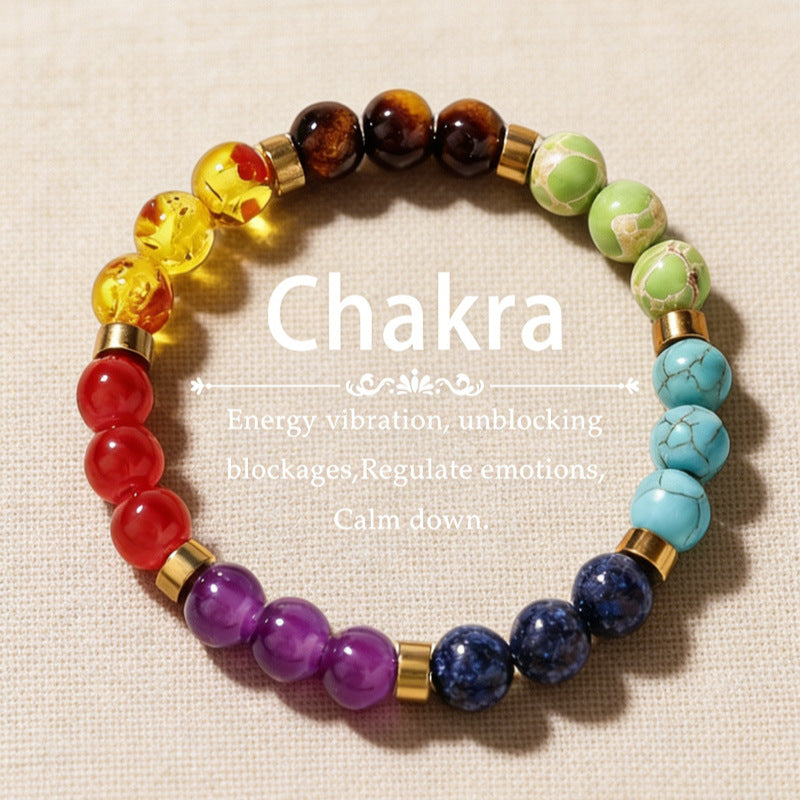 Women's & Men's Colorful String Beads Crafts Natural Batch Bracelets