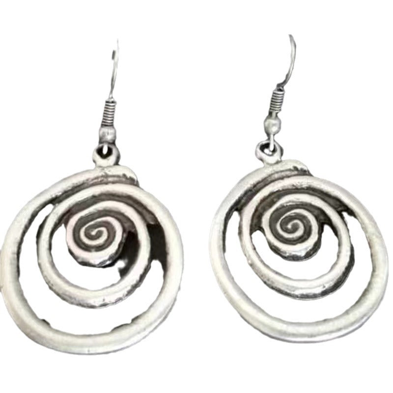 Geometric Circle Retro Trendy Irregular Distressed Ear Hook