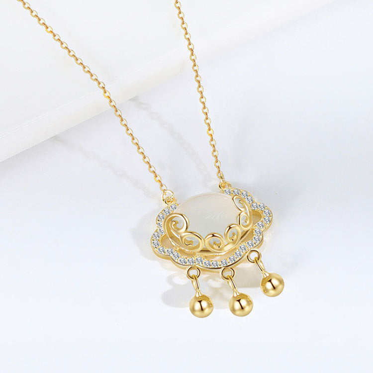 Women's Longevity Lock For Design Of Safeness Luck Necklaces