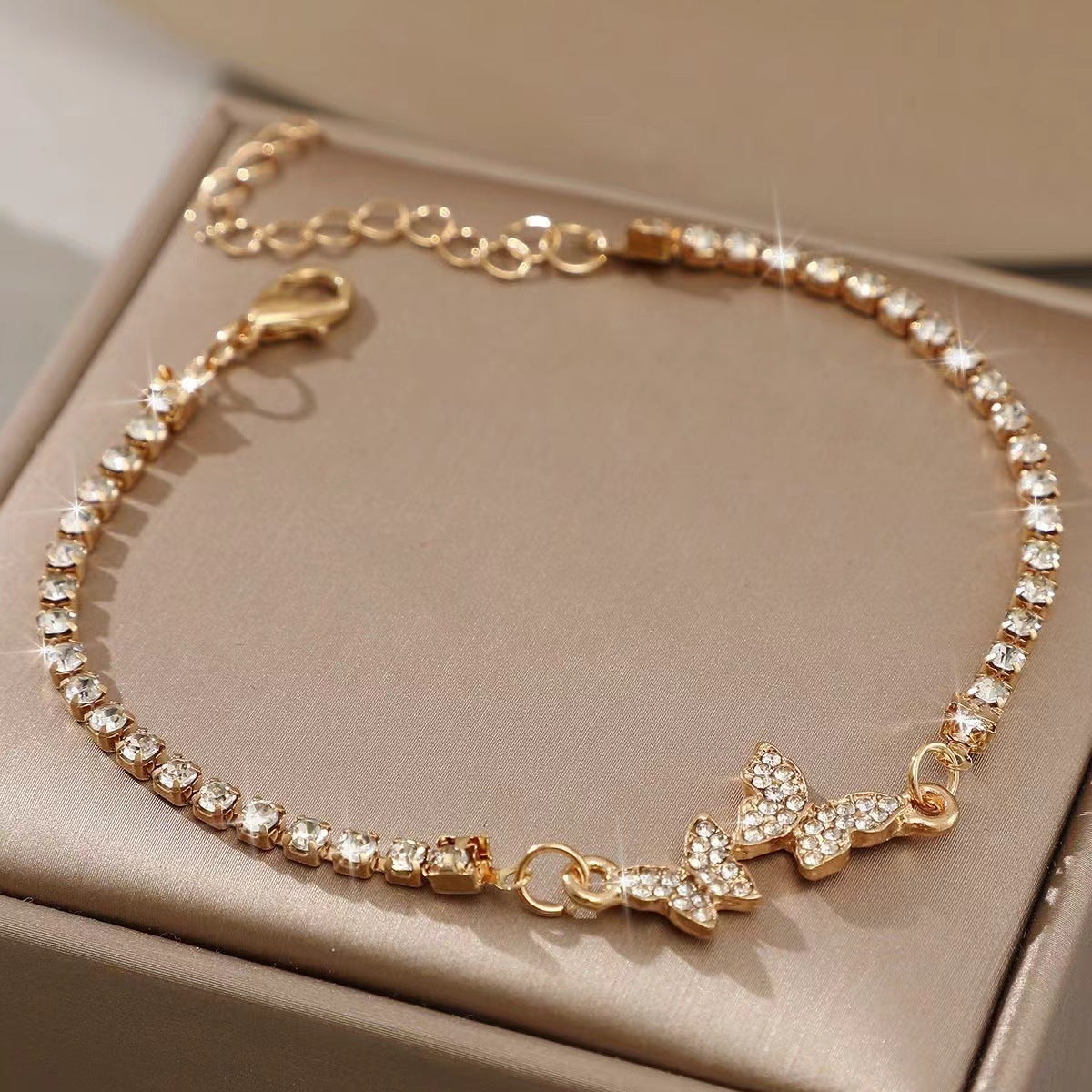 Butterfly Female Summer Light Luxury Minority Exquisite Fashion Bracelet