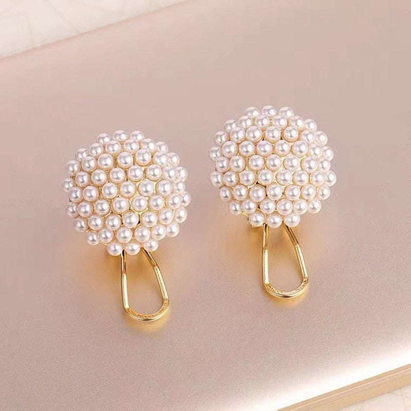 Women's Low Price Light Luxury Premium Temperamental Pearl Eardrops Rings