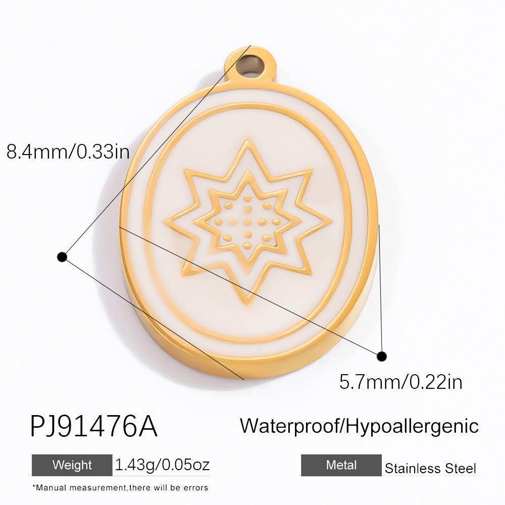 Classy Stylish Stainless Steel Gold-plated Design Jewelry Accessories