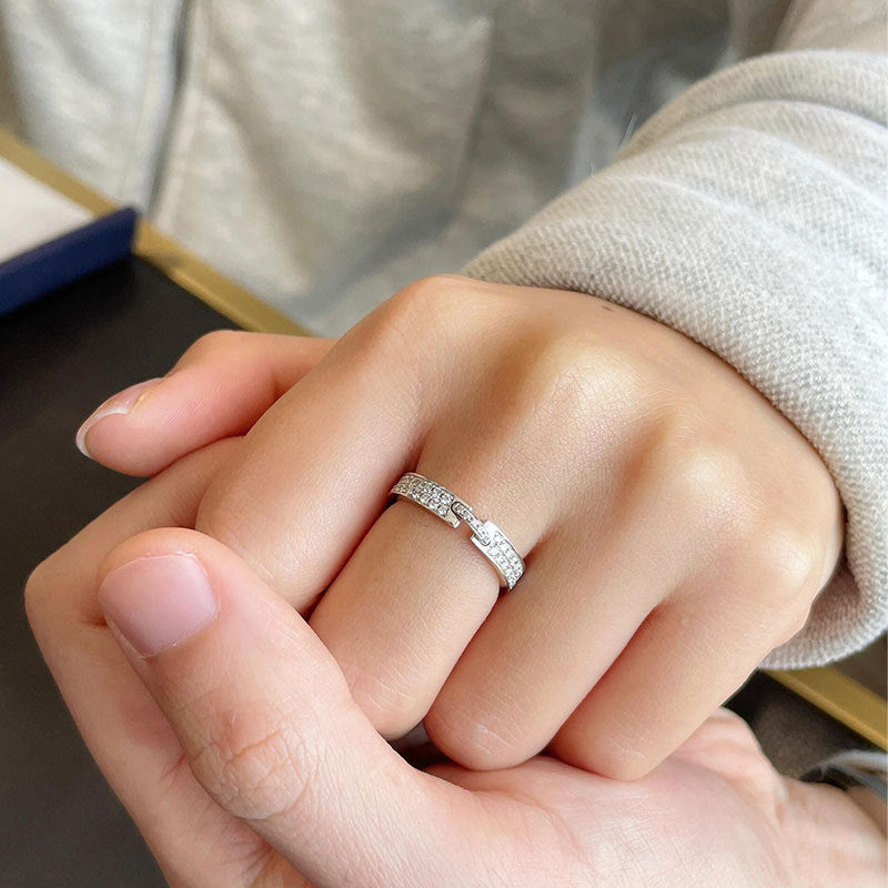 Women's Light Luxury High-grade Temperamental Minority Design Opening Ring