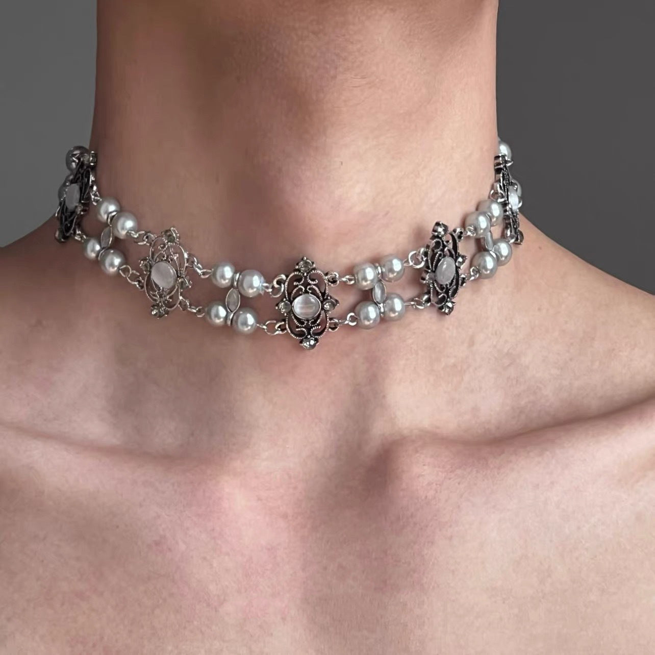 Hot Butterfly Leather Punk Rock Clavicle Collar