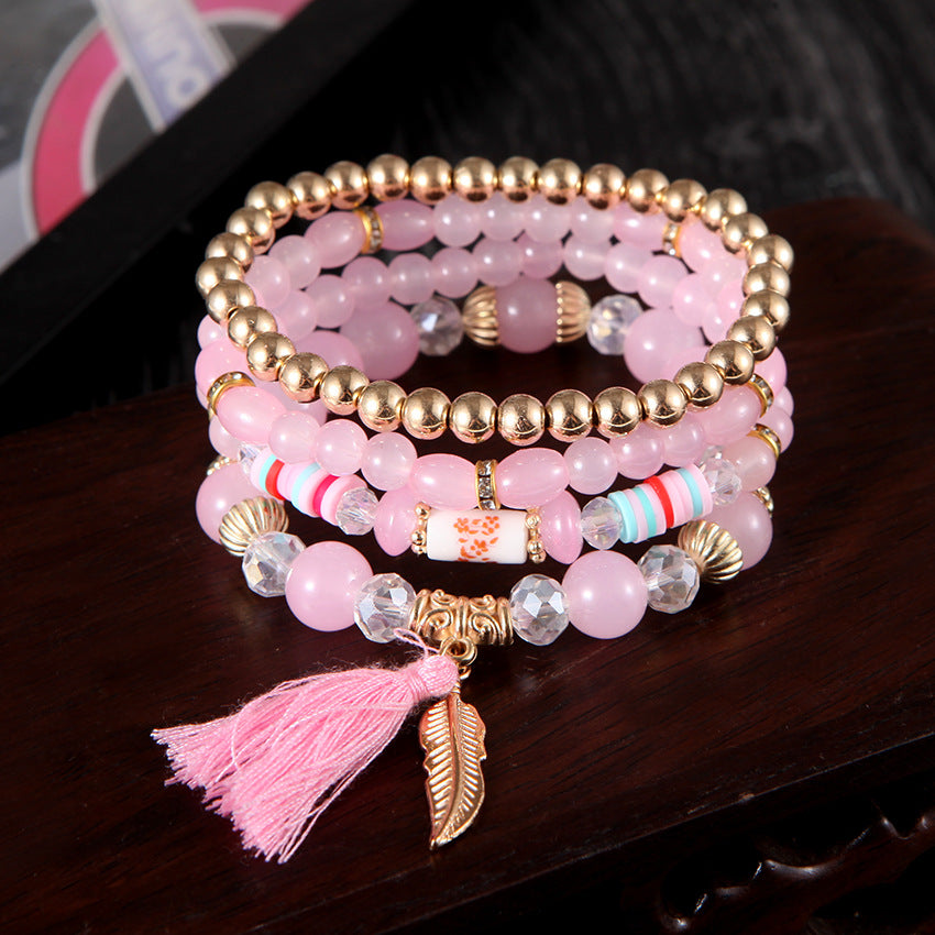 Bohemian Ethnic Style Beaded Ornament Trendy Bracelets