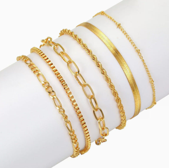 Women's Imitation Pearl Alloy Geometric Design Fashionable Jewelry Set