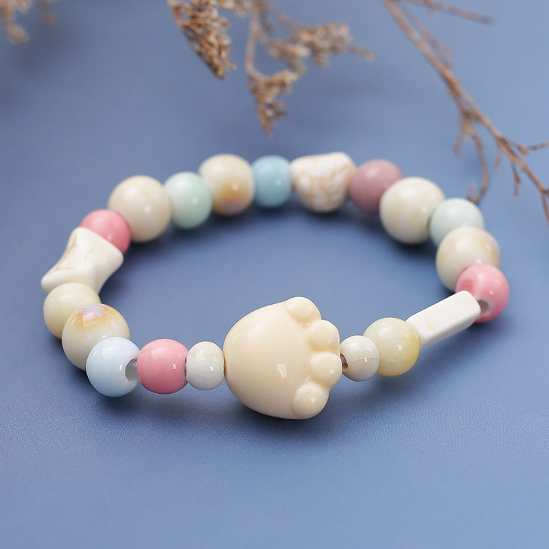 Stall Handmade Ceramic Pure Desire Wind Bracelet