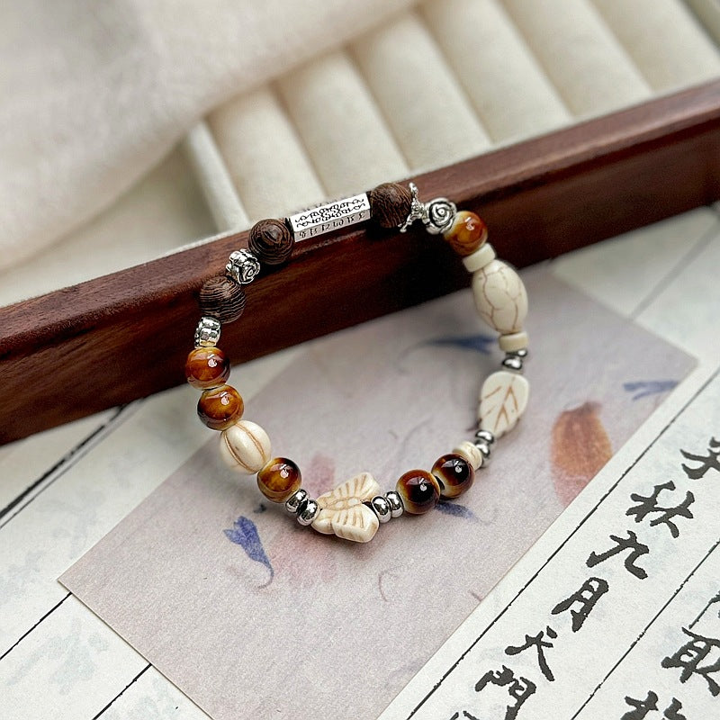 Ceramic National Style Bamboo Joint Couple Love Bracelets