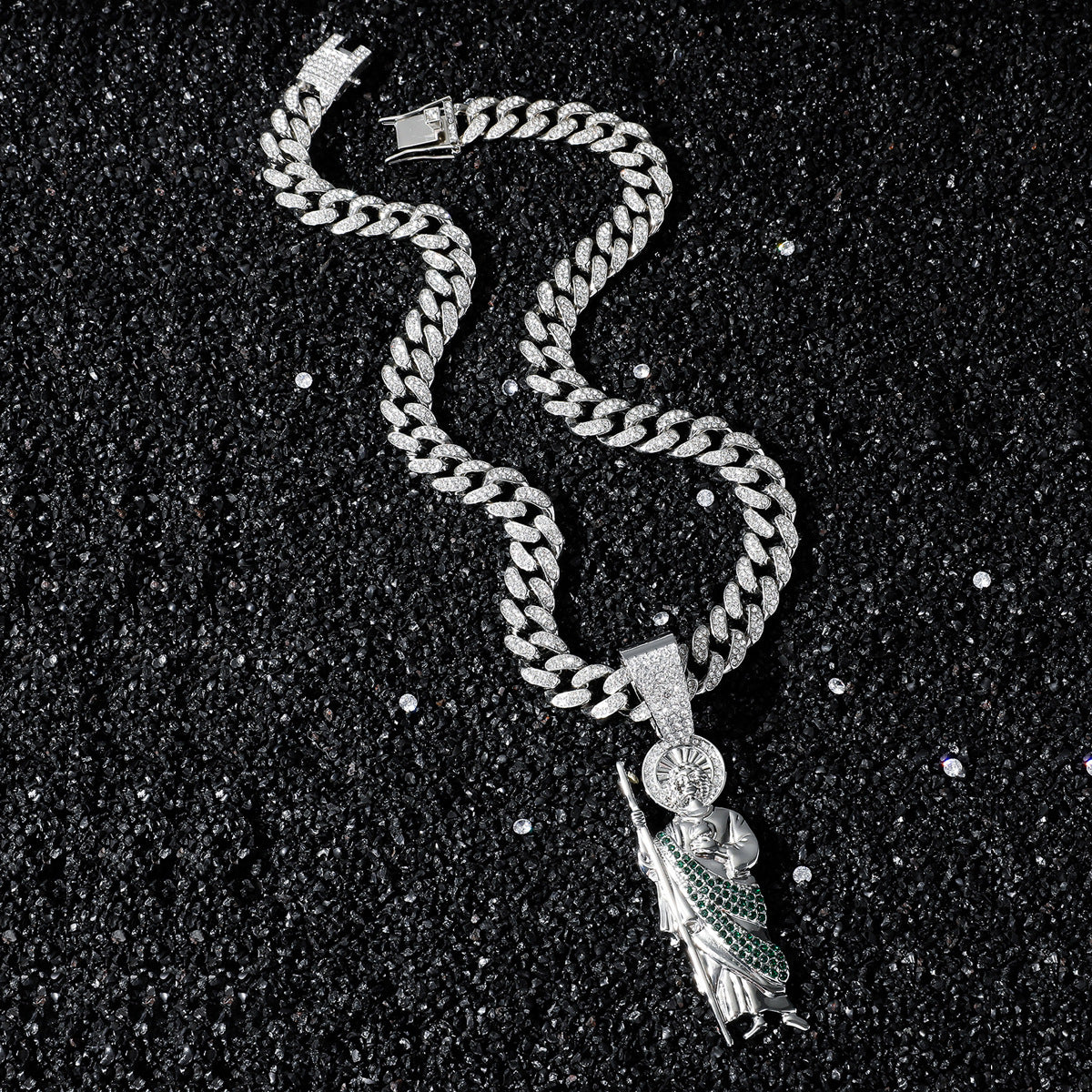Personalized Hip Hop Style Religious Holy Jude Necklaces