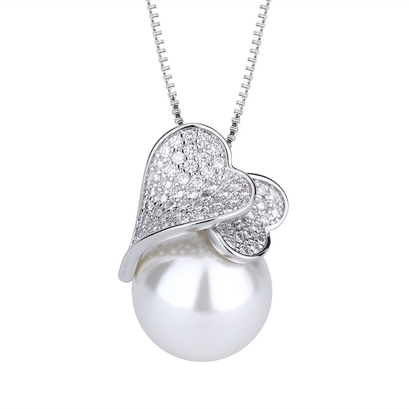 Women's Natural Freshwater Pearl White Shell Pearls Are Rings